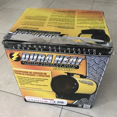 New Dura Heat EUH5000 Electric Forced Air Heater, 240 Volts, 16,400 BTU’s - Image 1 of 4