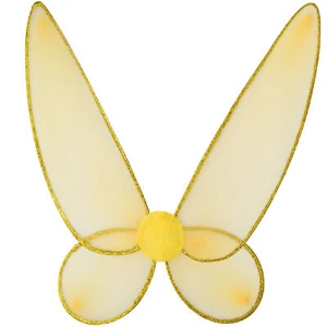 Women’s Butterfly Wings Halloween Fancy Dress Outfit Costume Accesoires yellow - Picture 1 of 4