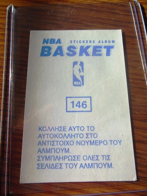 1991-92 Adesivo Panini GREGO UNTUCK EXTREMAMENTE RARO Costas Originais ESCOLHA O JOGADOR - Imagem 1 de 1