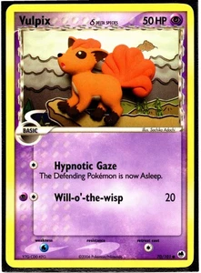 2006 EX - Dragon Frontiers Vulpix #70 Non Holo Pokemon Card - Picture 1 of 2
