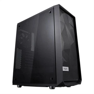 Fractal Design Meshify C Midi Tower Blackout Tempered Glass PC Case - Picture 1 of 3