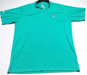 NFL SUPER BOWL LIV MIAMI ON FIELD BRAND NEW TEAL POLO DRI FIT SHIRT XL - Picture 1 of 6
