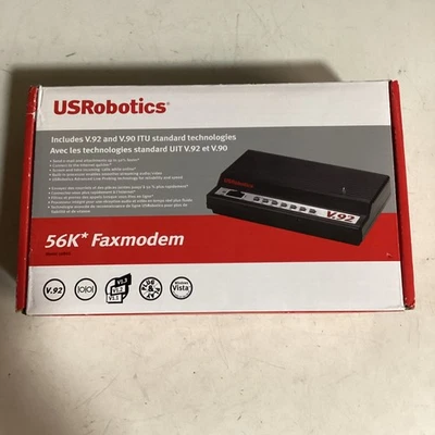 U.S. Robotics USR5686G V.92 Serial Controller Faxmodem 56Kbps RS-232 Serial Port - Image 1 of 4