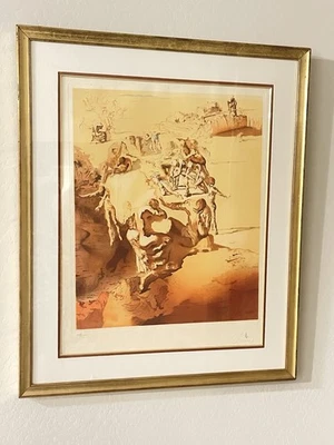 萨尔瓦多·达利一对绘画 — 第 1/4 张图片