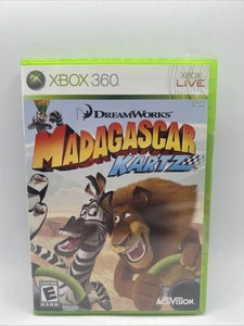 Madagascar Kartz (Microsoft Xbox 360, 2009) Komplett Brandneu Ripped Shrinkwrap - Bild 1 von 5