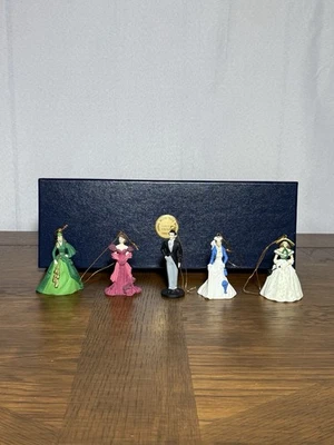 1996 Gone With The Wind Limited Edition 5 Piece Ornament Set 209/1000 - Imagem 1 de 4