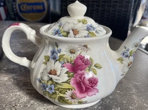 Teiera vintage Sadler ~ rose ~ Made in England - Foto 1 di 6