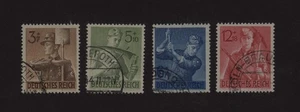GERMANY Deutsches Reich Stamps Sc# B237-B240 Used - CDS - Picture 1 of 2