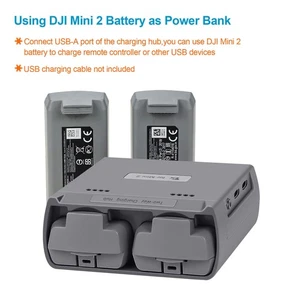 Battery Charger Two Way Charging Hub Charger for DJI Mini 2/Mini SE/Mini 4K ACUS - Picture 1 of 9