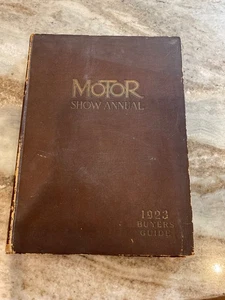Motor Show Annual 1923 gebundene Auflage 420 Seiten super! - Bild 1 von 6