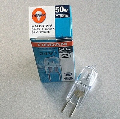 OSRAM 64445U 24V50W GY6.35 Shadowless halogen lamp light - Image 1 of 2