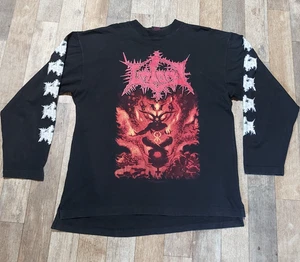 Unlord RARE Vintage 1998 Praise the...' long sleeve T Shirt Swedish Heavy Metal - Picture 1 of 14