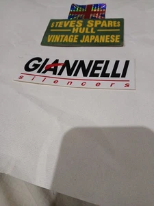 GROSSER GIANELLI, Motorrad Aufkleber, / Sticker, 145 mm x 50 mm  - Bild 1 von 2