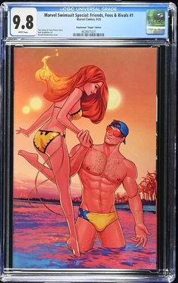 Traje de baño especial Marvel: Friends,Foes & Rivals #1 Dauterman Virgin X-men CGC 9.8 Foto 1 de 2