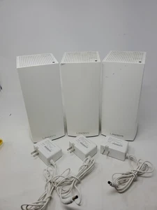 Linksys Tri-Band Mesh WiFi 6 System 3er Set MX4200C Router mit Kabeln *LESEN - Bild 1 von 14