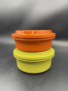 De colección NUEVO STOCK ANTIGUO Tupperware 1252-5 Sello N Serve Bowl Cosecha Aguacate Verde - Imagen 1 de 13