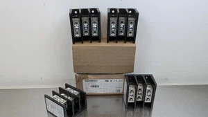 4 Pack Marathon 1423572 Terminal Block 3-POLE 2/0-14 600V 175A CU/135A AL - Picture 1 of 5