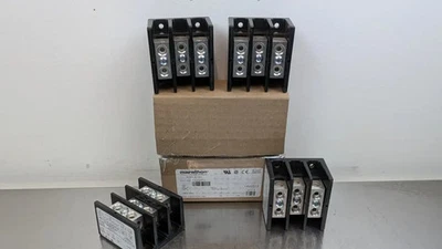 4 Pack Marathon 1423572 Terminal Block 3-POLE 2/0-14 600V 175A CU/135A AL - Image 1 of 4