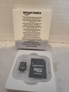 Micro SDXC Memory Card W/Full Size Adapter,A2,U3,Read Speed up to 100 MB/s 128GB - Picture 1 of 10