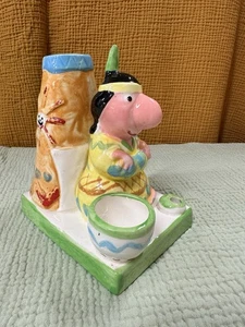 Vintage ceramic planter Figurine Earl Bernard Native American made in Japan - Picture 1 of 5