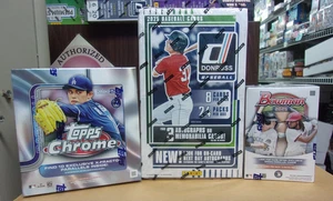 2025 DONRUSS BASEBALL HOBBY + BOWMAN BLASTER + TOPPS CHROME MEGA BOX LOT - Bild 1 von 1