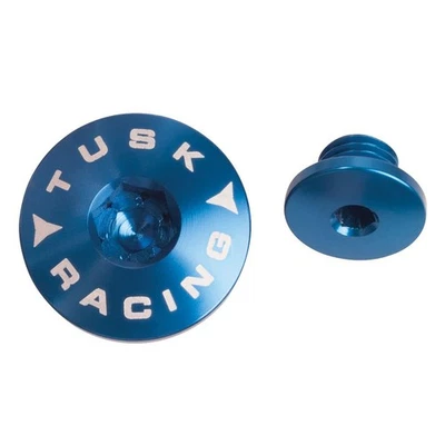 Kit de enchufe de motor de aluminio Tusk Billet azul para Yamaha WR250X 2008-2011 Foto 1 de 4