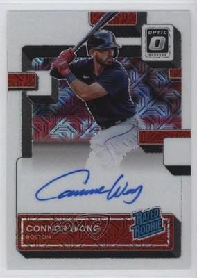 2022 Panini Donruss Optic White Mojo Prizm /99 Connor Wong #RRS-WO Auto RC - Image 1 of 2