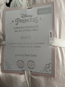 Pottery Barn Kids Disney Princess Toddler Quilt New With Tags Free Shipping - Picture 1 of 6