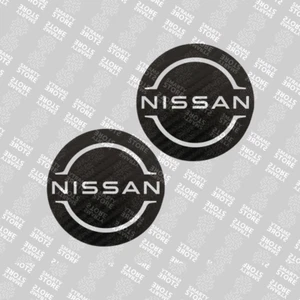 2 X Car Logo Coasters Carbon Fiber Cup Holder Anti Slip Drinking Pad Mats - Bild 1 von 8