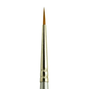 2595 Golden Taklon Synthetic Mini Liner Brush - Picture 1 of 6