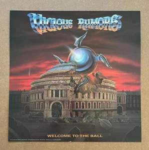 Vicious Rumors - Welcome to the Ball RARE original 12 x 12 Promo Poster Flat '91 - Bild 1 von 2