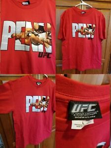 TAPOUT MPS MMA UFC LONG SLEEVES DARK RED GOLD TRIM THERMAL T-SHIRT NWT JON JONES 