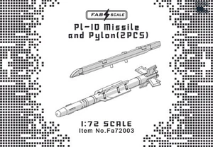 FAB FA72003 1/72 PL-L Missileand Pylon (2 piezas) PIEZA COMÚN - Imagen 1 de 5