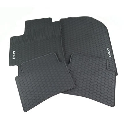 Genuine KIA Stonic YB Rubber Mats Black 4 Piece Floor Mats Set - Image 1 of 4