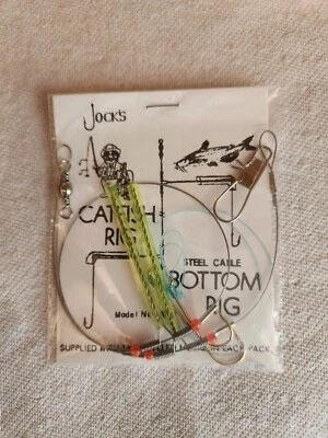 Jocks Catfish Rigs modelo # BR 40. Dois pacotes por pedido.(também funciona com poleiro) - Imagem 1 de 2