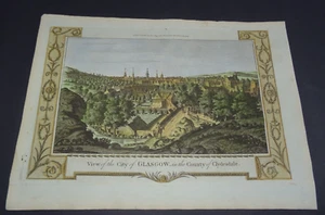 Stampa antica di Glasgow di Alexander Hogg 1784 - Foto 1 di 3