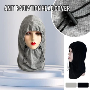 Unisex Anti Radiation Headcover RF EMF EMR Shied Wifi Blocking Hat Hoodie Cap - Picture 1 of 19