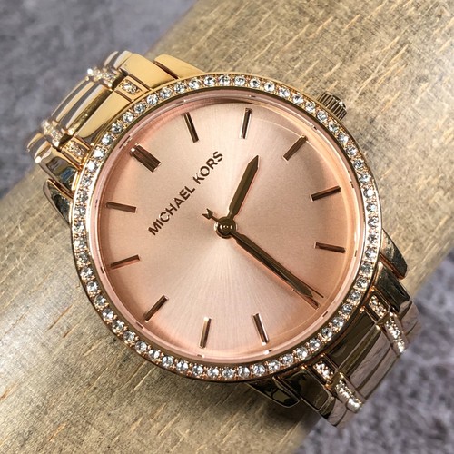 Orologio analogico al quarzo Michael Kors donna MK 4391 Melissa Pave tono oro 7 1 4"