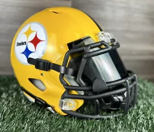 Pittsburgh Steelers Custom Full Size Football Helmet Adult Riddell speed - Picture 1 of 10