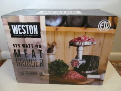 Weston 575 Watt #8 Meat Grinder Model 33-1201-W - Image 1 of 4