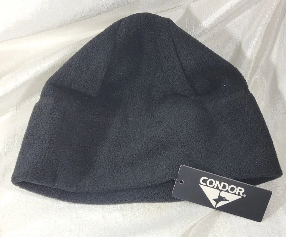 Condor Watch Cap Black WC 002 Micro Fleece