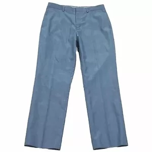 Pantalones de vestir de golf chinos a cuadros azules cintura 34 30"" entrepierna - Imagen 1 de 7