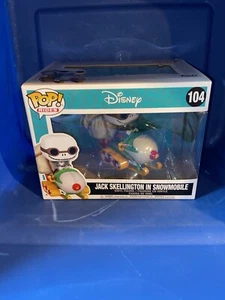 Funko Pop! JACK SKELLINGTON SNOWMOBILE #104 Nightmare Before Christmas MAY - Picture 1 of 7