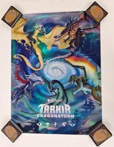 MTG MAGIC - Poster Foil Tarkir Dragonstorm - 61x46 cm - New Never Used ENG - Imagen 1 de 1