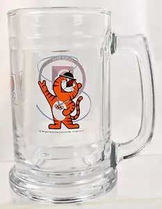 OB Lager 1983 Seoul Olympic Glass Beer Mug Oriental Brewery Hodori Tiger Mascot - Picture 1 of 9