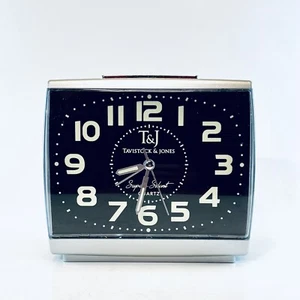 Reloj despertador T&J Tavistock & Jones súper silencioso de cuarzo brillante - ¡ENVÍO GRATUITO! - Imagen 1 de 3
