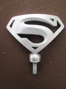 superman kryptonite dc comics hotrod car hood ornament - Picture 1 of 4
