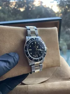 Orologio Rolex GMT-Master Oyster Oro 14k/Acciaio Quadrante Capezzolo Nero 40 mm '79 16753 - Foto 1 di 9