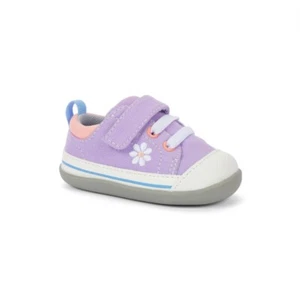 See Kai Run Stevie II INF lavender  canvas early walking shoes, inf. 3,NWT - Picture 1 of 3
