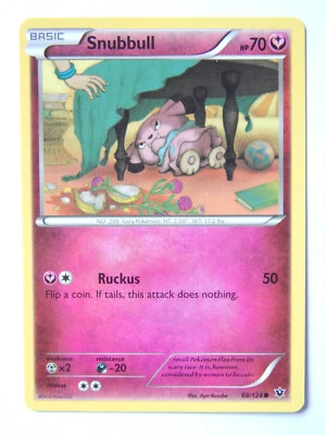 Snubbull 68/124 (NM, Pokemon Card, Fates Collide, 2016, Fairy, Common) - Image 1 of 2